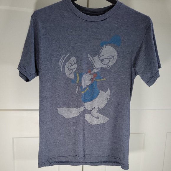 Disney Other - Walt Disney Vintage Style DONALD DUCK T-Shirt Small World Disneyland Disney Stor